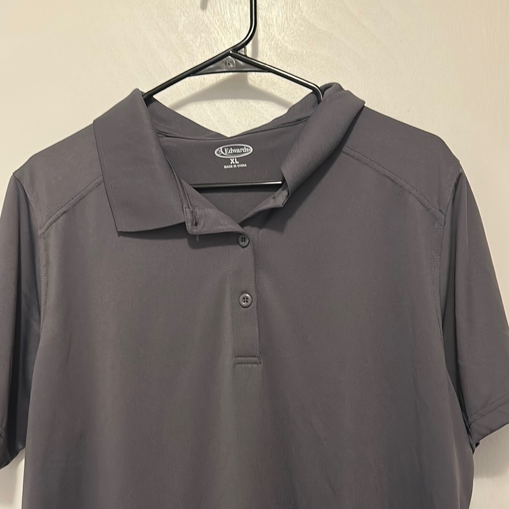 NWOT Edward Men's Gray Polo Shirt